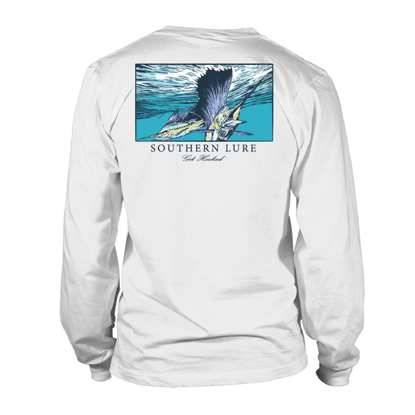 SPICY TUNA PERFORMANCE FISHING U/V PROTECTION Shirt LONG SLEEVE ADULT LARGE
