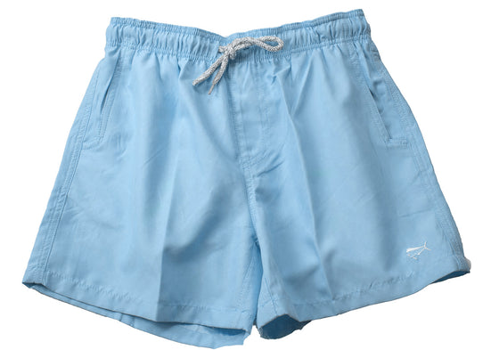 Men's Solid Swim Trunks - Baby Blue