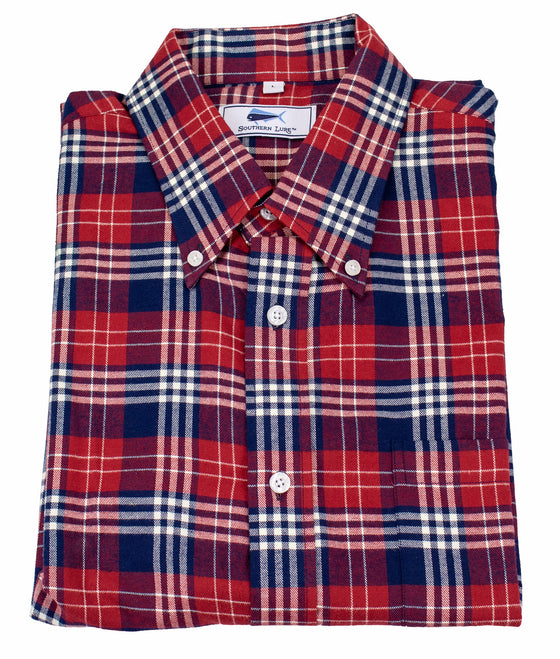 Youth & Toddler Flannel Shirt - Brick House Plaid