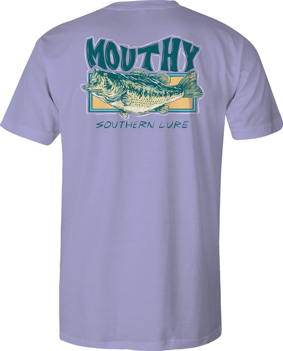 Adult Short Sleeve Tee Mouthy - Lilac