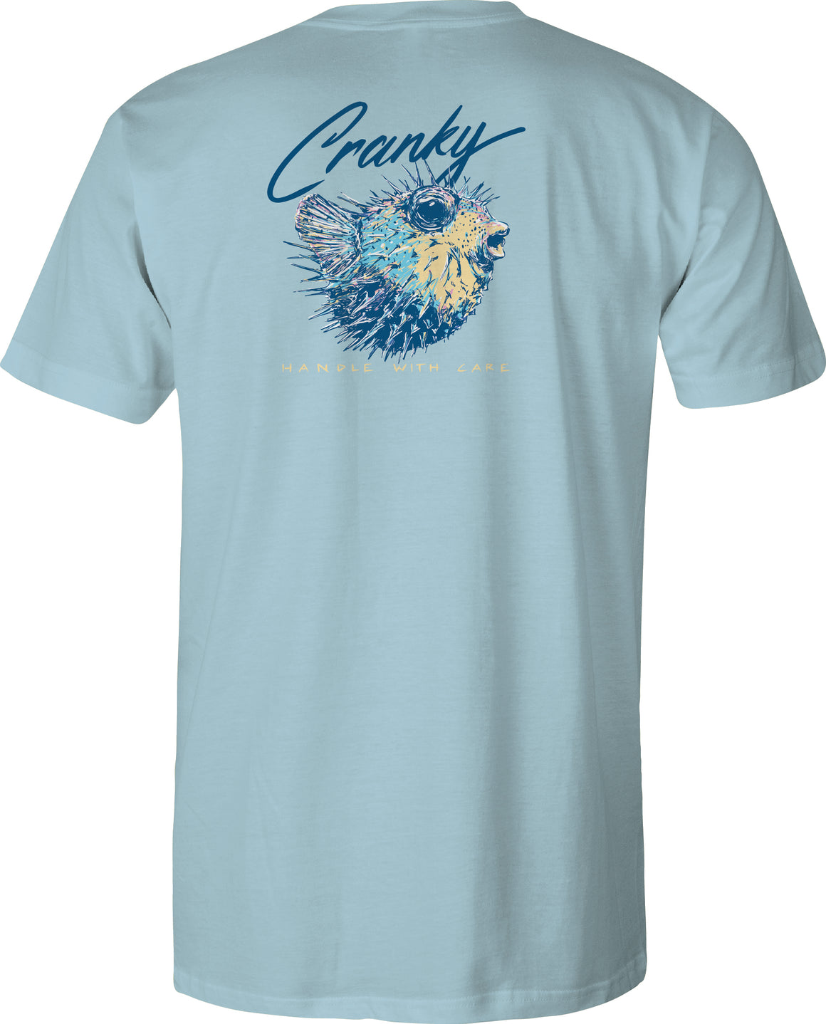 Toddler Short Sleeve Tee - Handle With Care - Sky Blue