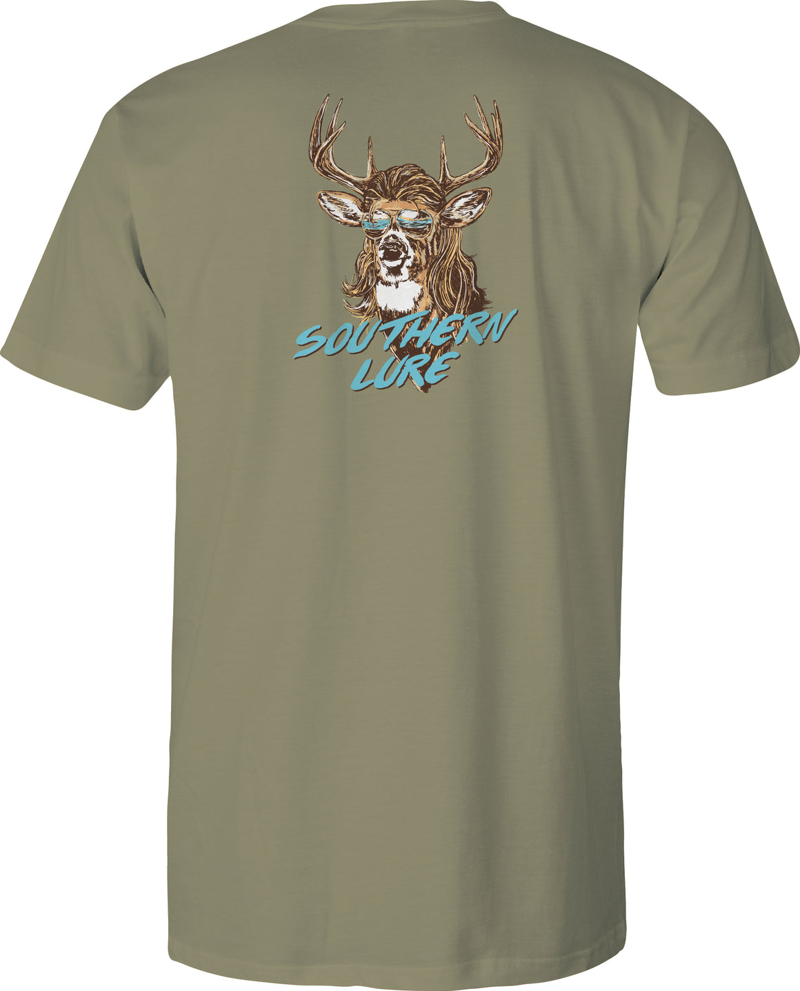 Youth & Toddler Short Sleeve Tee - Mullet Buck - Khaki