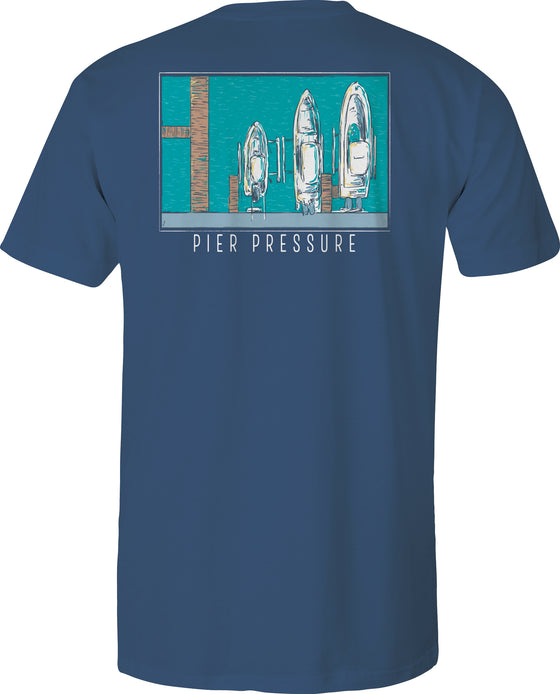 Youth - Short Sleeve Tee -  Pier Pressure - Slate