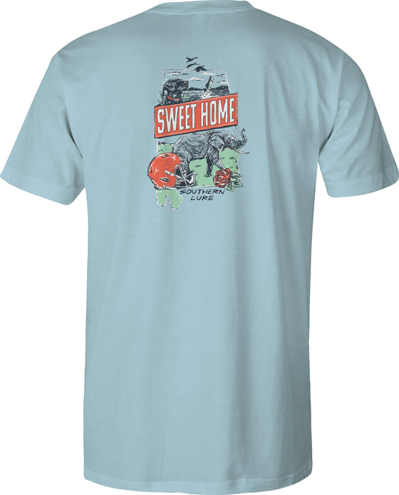 Youth & Toddler Short Sleeve Tee - Alabama - Sky Blue