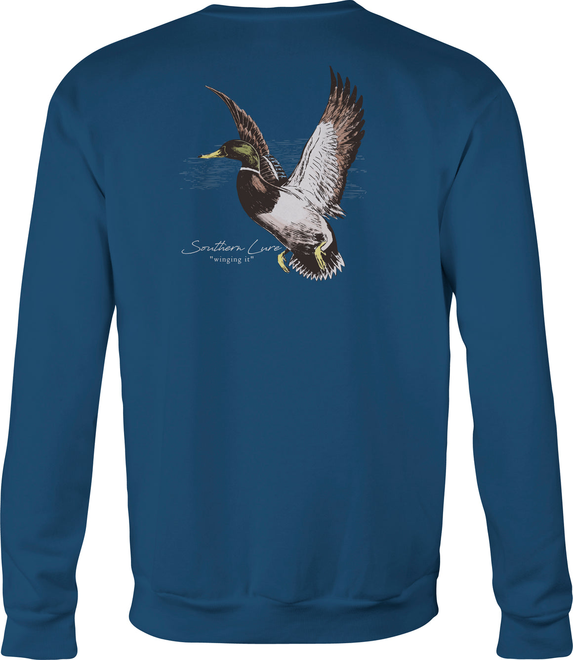 Adult Crew Neck Fleece Winging It - Slate