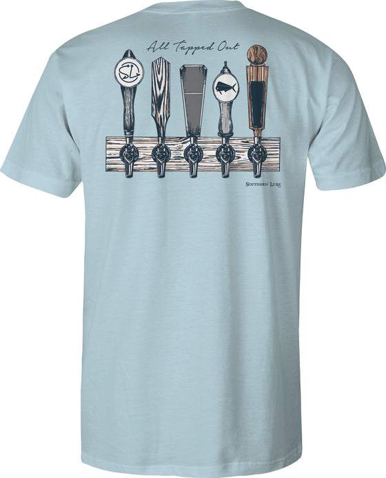 Adult Short Sleeve Tee - Taps - Sky Blue