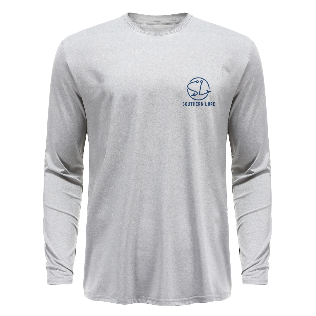 Men's Long Sleeve UV50 Performance - Solid White