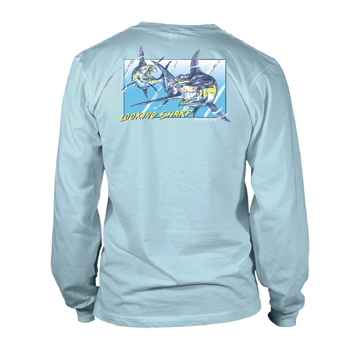 Youth & Toddler Long Sleeve Tee Looking Sharp - Blue